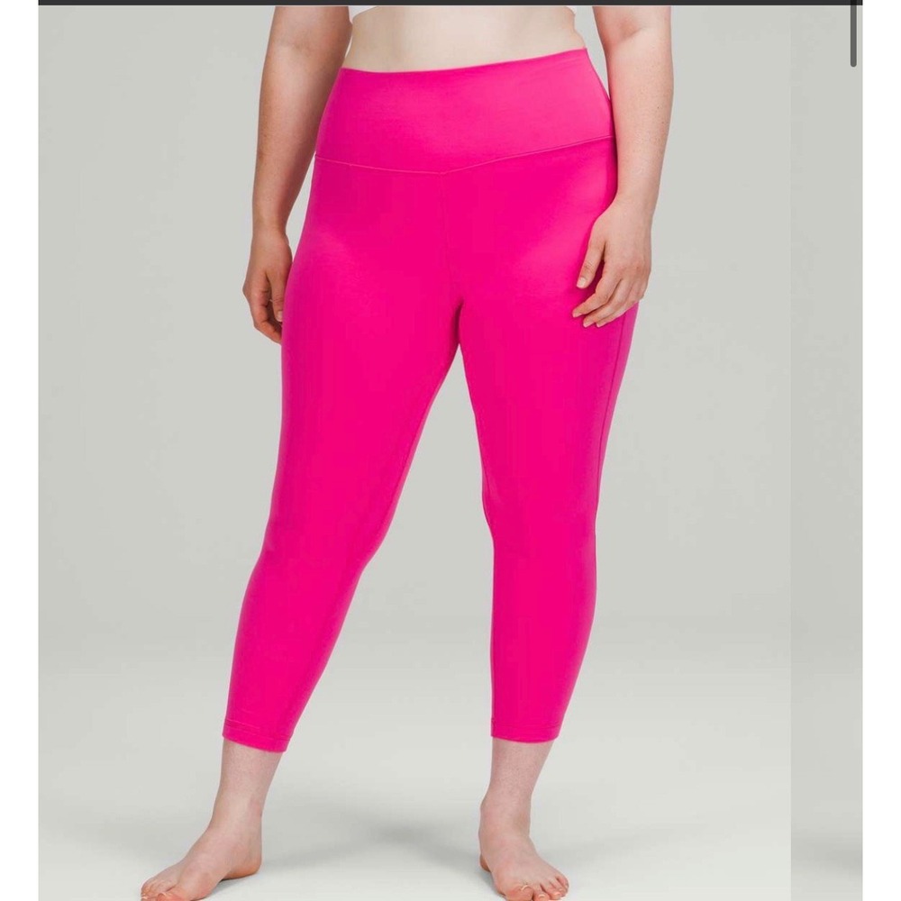 Lululemon Align High-Rise Pant 25 Pink Yoga Leggings Size 6 LW5CTCS